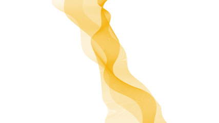 yellow smoke on white background