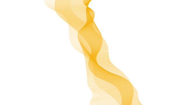 yellow smoke on white background