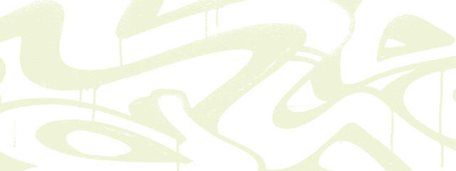 Abstract graffiti background with light green paint drips seamless vector pattern for street art and urban design projects