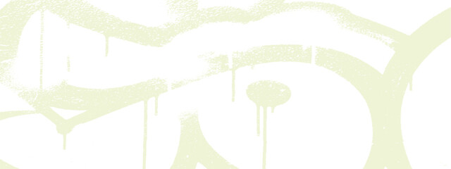 Pale green graffiti background with drips abstract street art design for urban style projects