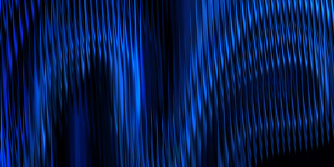 Abstract vertical blue light streaks and glass effect patterns