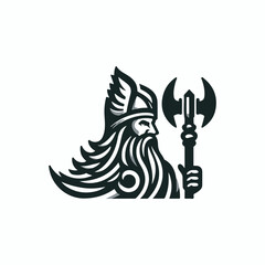 Obraz premium Great God Odin Logo