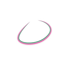 rotating color line ring with beautiful colors for design effect