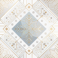 Geometric Star Tiles Pattern