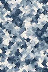 ia generated. Digital camouflage pattern in green and beige tones, ideal for military backgrounds, tactical designs, and outdoor-themed projects.
