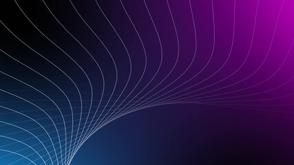 Prostrate abstract curved line motion background video for mobile with geometric colorful circle shapes animation - Powered by Adobe