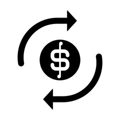 cashflow glyph icon
