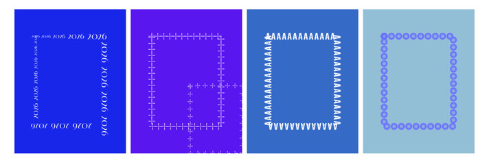 abstract background with frames for new year and christmas celebtrations