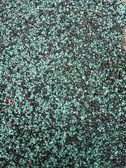 Mint Green and Black Playground Rubber Floor EPDM Granules Safety Surface Texture