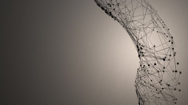 Da Vinci 3D digital geometric engineering design drawing animation background
