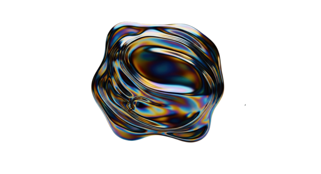 Metallic smear interacting with minimal floating shapes