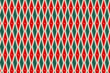 Red and Green Christmas Pattern