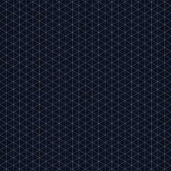 Seamless Isometric Grid Background Geometric Pattern with Repeating Triangles