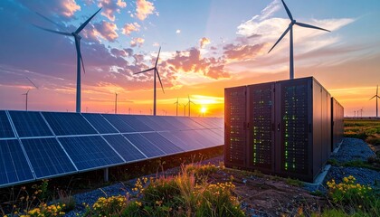 Renewable solar power and photovoltaic panels capture sunlight for clean electricity on a roof beneath a blue sky
