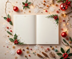 tarjeta de felicitaci&oacute;n en blanco dise&ntilde;ada para la temporada navide&ntilde;a