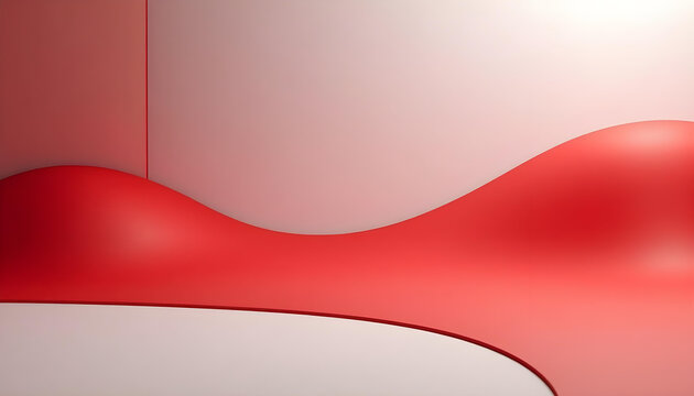 red white red 3d gradient abstract pattern background
