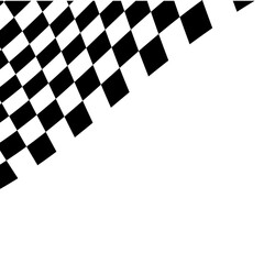 Naklejka premium Racing Flag Corner
