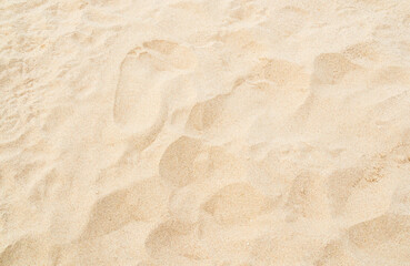 Nature travel background, sand beach close up texture summer desert zen garden coast ocean for...