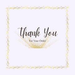 collection thank you card template design vector eps