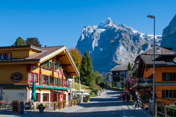 Beautiful village of Grindelwald, Switzerland
