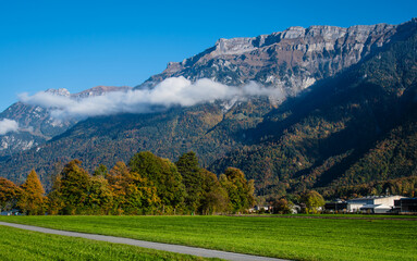 Beautiful autumn mountain scenery
