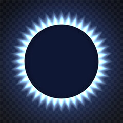 Realistic blue gas stove flame isolated on transparent background. Perfect for cooking design, energy concepts, kitchen illustrations, and heat effects.