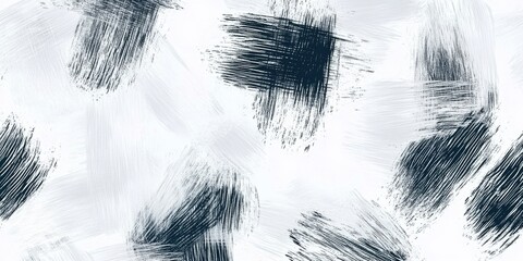 Obraz premium Abstract background with dark blue and white brush strokes creating textured modern pattern. Minimal stylish art design for trendy creative projects.