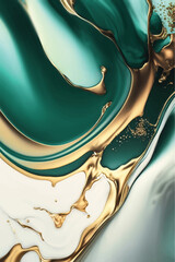 Multicolor brushed marbled surface. Abstract colorful illustration. Texture of marble. Vector illustration.	