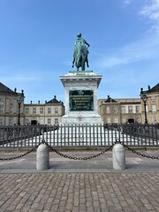 Fototapeta premium Amalienborg Palace in Copenhagen, Denmark 