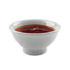 Sweet Chili Sauce in White Bowl Asian Cuisine Delicious Food Photography Red Sauce Chili Flakes