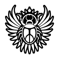 Obraz premium A filled style icon showing a bug logo