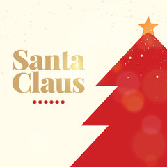 Christmas and New Year greeting cards with decoration. Winter Holiday Posters or banners design in modern realistic style with fir branches, gift boxes, christmas tree and stars, Christmas creative	
