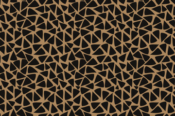 Seamless geometric pattern with irregular triangle shapes, modern texture perfect for textile prints, packaging, backgrounds and stylish design work.