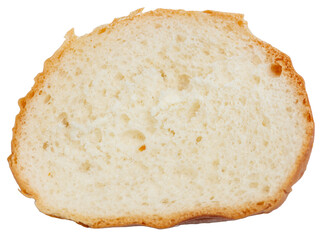 A slice of bread with a hole in the middle