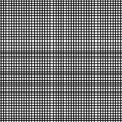 Black and white grid pattern illustration for background wallpaper and design element with lines and squares