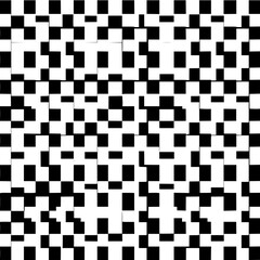 Fototapeta premium Black and white checkerboard pattern design for background texture and abstract art illustration use case