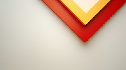 Minimalist Movie Design Conceptม Colorful stacked frames against a subtle backdrop, creating a dynamic visual contrast and texture.