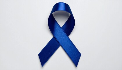 blue awareness ribbon 
