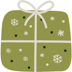 Present gift box for Christmas and New Year