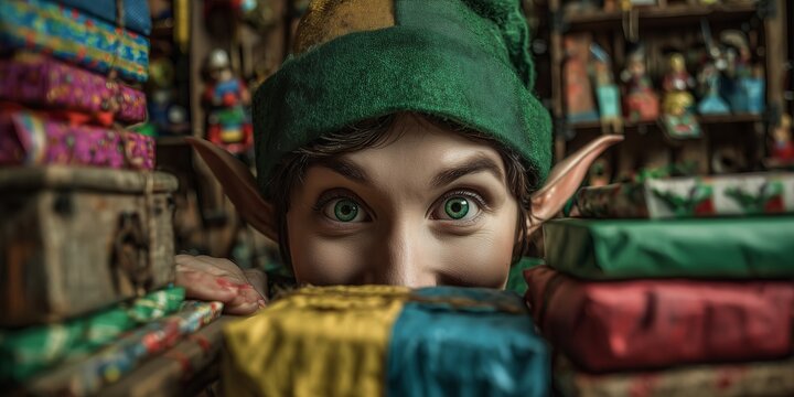 The Mischievous Elf in the Workshop