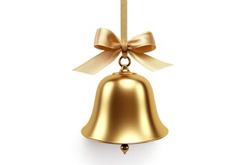 Christmas bells decoration christmas white background.