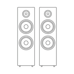 audio speakers illustration