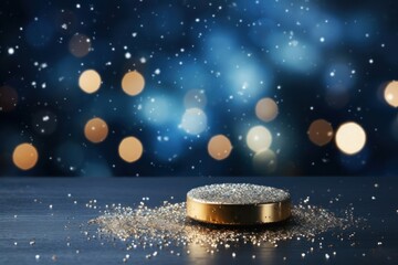 New year glitter night illuminated.