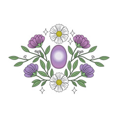 A vintage style illustration showing moonstone