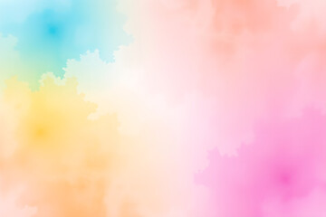 A dreamy cloud-like pastel gradient featuring smooth transitions of pink, yellow, and light blue. Perfect for soft themes, wallpapers, invitations, and minimal design work.