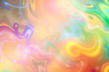 A gentle blurred marble-style abstract background with pastel waves of yellow, pink, blue, and green. Suitable for modern design projects, soft themes, and digital creative visuals.