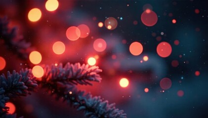 Dazzling Christmas light bokeh; dreamy, magical ambiance , gold, xmas