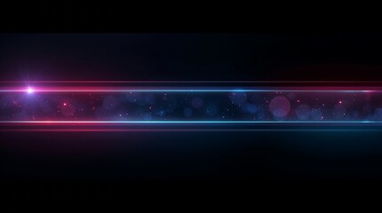 Futuristic glowing neon light beam digital technology background