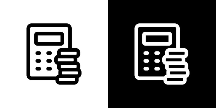 電卓とお金のアイコン