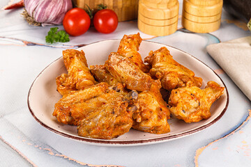 Grilled spicy chili chicken wings